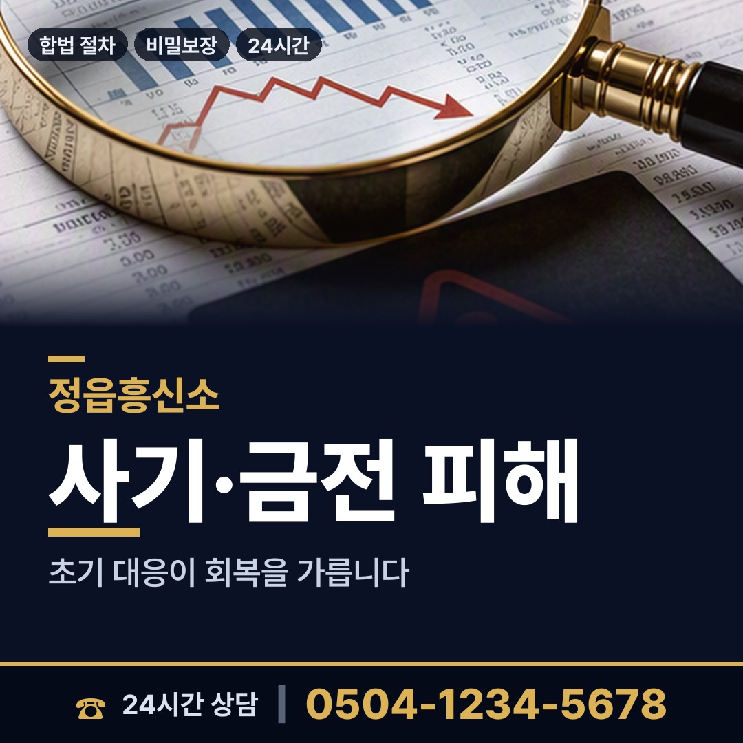 정읍 연지동 탐정업체 상담 안내